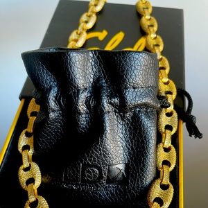 GLD 18k plated chain with crystals